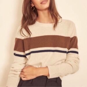 Reformation cashmere crewneck sweater